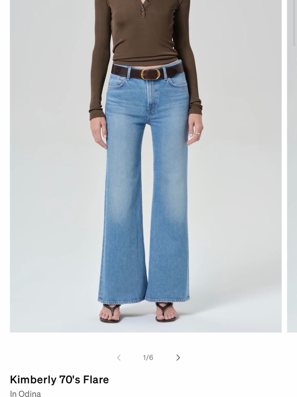 Citizens Of Humanity Kimberly Odina 70’s Flare Denim Jeans 23